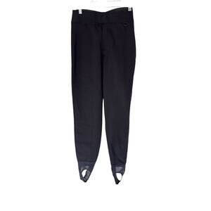Schoeller Ski Pants Black Women's Snow Outdoor Gorp Stirrup Winter VTG Size 8